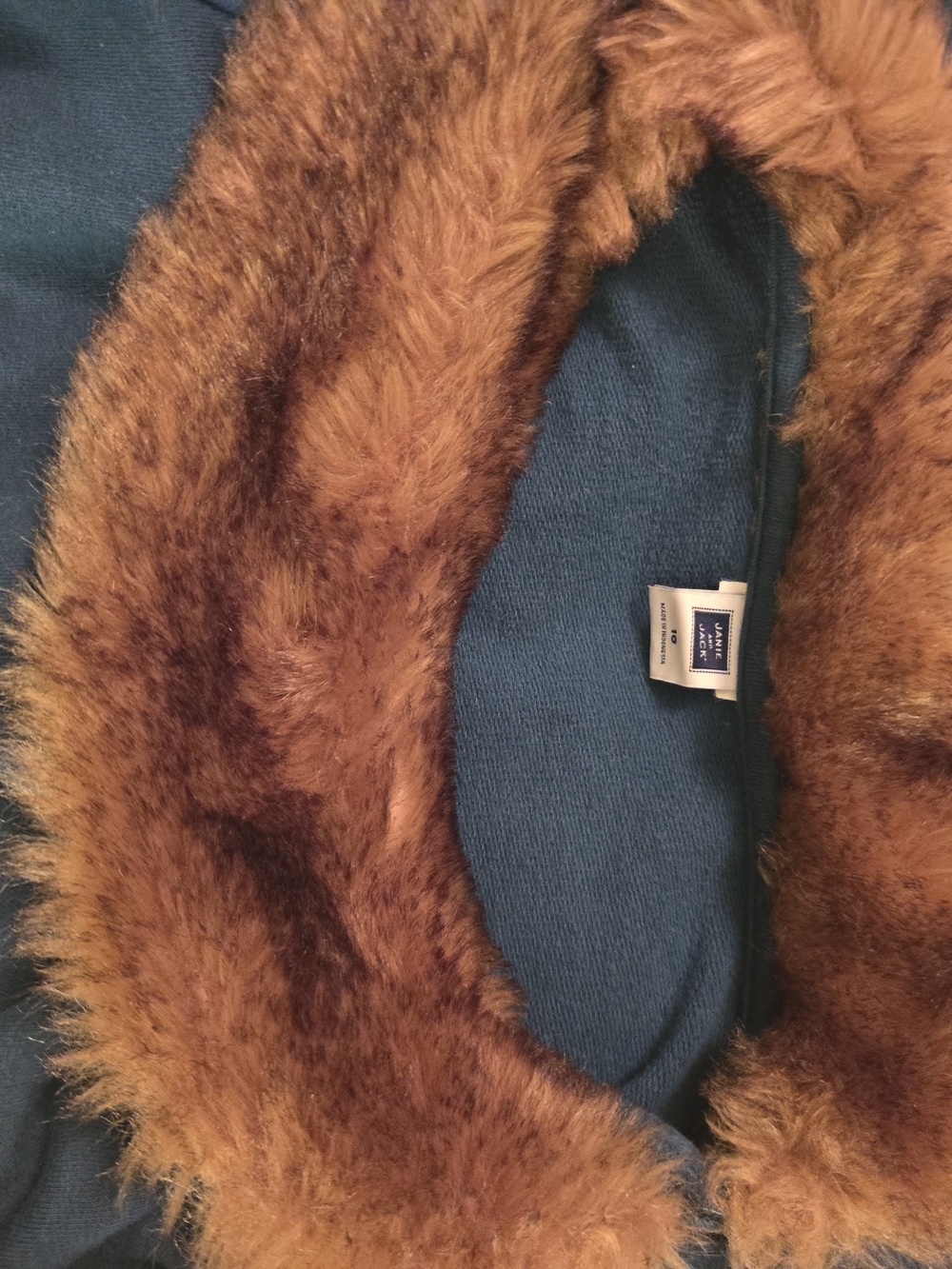 Faux Fur Trim Sweater
